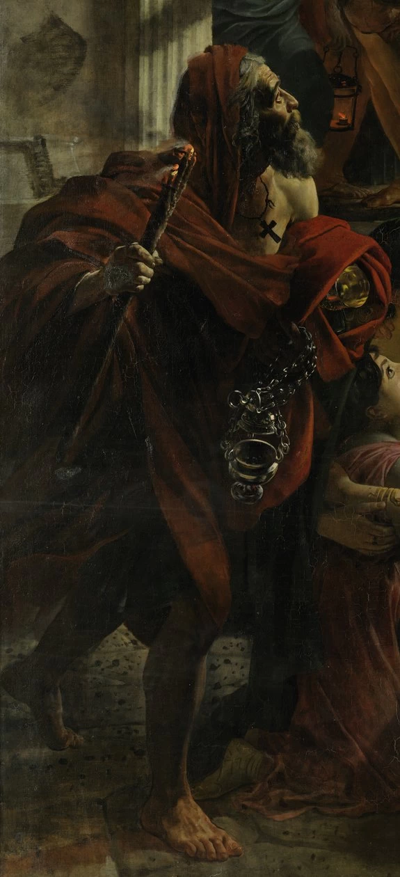 L'ultimo giorno di Pompei, 1833 - State Russian Museum, San Pietroburgo, dettaglio 9
